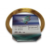 FILO OTTONE FILOMAT Ø 0,80mm 12mt FILOMAT - 