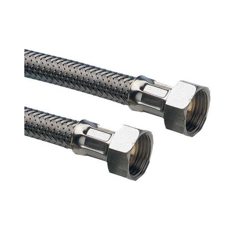 Buy Tubo flessibile acciaio inox attacco FF 3/8" lunghezza 35cm per il collegamento rubinetto 