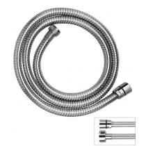 Tubo flessibile per doccia in ottone cromato Aquaviva doppia graffatura girevole anti-torsione 150cm AQUAVIVA - ✅ Tubo doccia i
