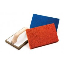 Frattone poliuretano e spugna mm 380x70 BLU - Frattone in poliuretano e spugna Colore / Durezza: Arancione / Morbido Blu / Med