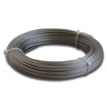 FUNE ACCIAIO INOX316 49 FILI Ø 5,0mm 10mt - 