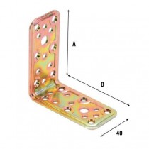 GIUNZIONE AD ANGOLO 40x40x40mm SP 2,2mm AL746TR40 ALDEGHI  - 