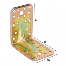 GIUNZIONE AD ANGOLO 90x90x65mm SP 2,5mm AL773TR90 ALDEGHI - 