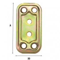 GIUNZIONE DIRITTA 60x30mm SP 2,2mm AL748TR6 ALDEGHI - 