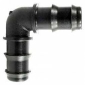 GOMITO 90° PER TUBO GOCCIA Ø 16 mm SIRIA - Gomito a 90° per tubo irrigazione a goccia