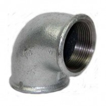 GOMITO A 90° GHISA ZINCATA G090 F/F 1"½ LOMBARDA RACCORDI - 