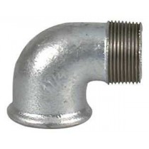 GOMITO A 90° GHISA ZINCATA G092 M/F 2" LOMBARDA RACCORDI - 
