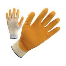 GUANTI GOMMA/LATTICE ARANCIO TG 8 - 