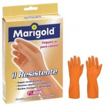 GUANTI MARIGOLD "IL RESISTENTE" - IL RESISTENTE è un guanto dotato di doppio strato di lattice di gomma naturale, felpato in 
