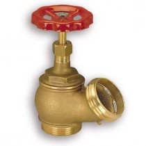 Rubinetto idrante antincendio UNI45 per presa muro M/M 1”½ - RUBINETTO IDRANTE A MURO PN16  Ottone UNI EN 1982  Uscita maschio