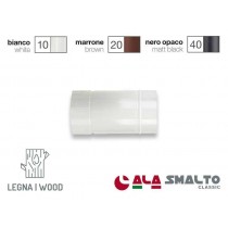 TUBO SMALTATO BIANCO ALA Ø15cm 25cm - 