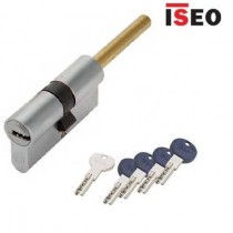 ISEO 82R66D0309C..5 cilindro sagomato nichelato 30x30 - 75 predisposto pomolo ISEO - Iseo 82R6 PLUS Cilindro di sicurezza predi