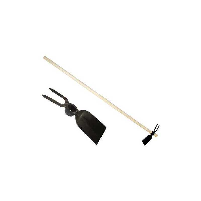 ZAPPINO BIDENTE 10cm COMPLETO DI MANICO VALSECCHI - 