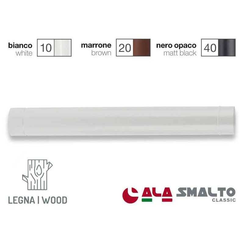 Buy TUBO SMALTATO BIANCO ALA Ø8cm 100cm 