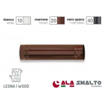 TUBO SMALTATO MARRONE ALA Ø10cm 50cm - 