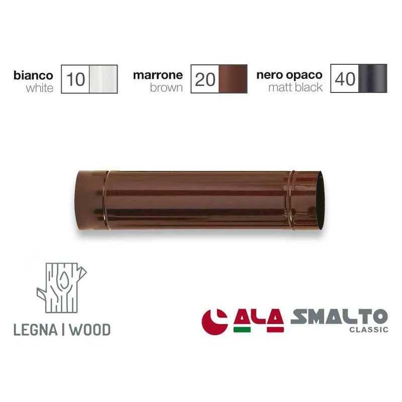 Buy TUBO SMALTATO MARRONE ALA Ø8cm 50cm 