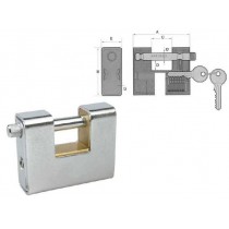 LUCCHETTO RETTANGOLARE 75mm IBFM - 