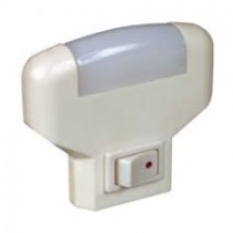 Luce notturna da presa a basso consumo con interruttore ON/OFF - Luce notturna led con interuttore ON/OFF e attacco spina vert