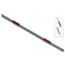 Manico in metallo da 90 cm con impugnatura ergonomica per idrospazzola per lavaggio auto e camion - ✅ Manico in metallo da 90 