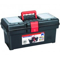 Valigetta porta attrezzi Toolbox Smarty 16" 42x22x20 cm Nera BRICOITALIANO - VALIGETTA TOOLBOX 16" Dimensioni LxPxH: cm 42x22x2