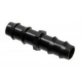 MANICOTTO PORTAGOMMA Ø 16mm - Raccordo portagomma per tubo diametro 16 mm, doppia aletta di tenuta, adatto per il collegamento