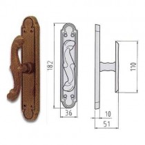 MANIGLIA FINESTRA CREM. Q.B. BAROCCO 290406000 - 