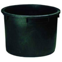 MASTELLO PLASTICA NERO 210lt Ø 80xH55cm - 