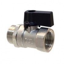 VALVOLA SFERA MINI PN20 MF 3/8" - Valvola a sfera MINI PN20, a passaggio ridotto è disponibile in una elevata gamma che permet