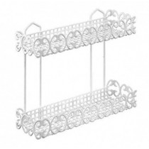 MENSOLA DOCCIA FLORENZ RETTANGOLARE BIANCA 2P 30x10x36cm - 