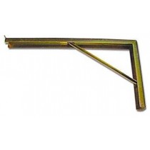 MENSOLA RIPOSTIGLIO ACCIAIO ZINCATO 40cm MINUTEX  - Mensola di sostegno per ripostigli con saetta.
Colore: Acciaio zincato