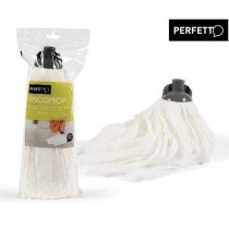 Mocio fiocco lavapavimenti Viscomop in viscosa PERFETTO - Mop in viscosa sottilissima per tutti i tipi di pavimento. Per rimuo
