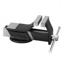 MORSA IN ACCIAIO BASE FISSA 100mm FERVI  - Morsa in acciaio con stringitubo a base fissa