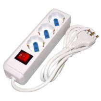 MULTIPRESA 16A 3 SCHUKO + INTERRUTTORE ELECTRALINE S.P.A. - 