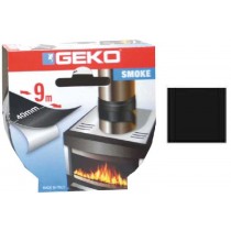 NASTRO ALTE TEMPERATURE IN ALLUMINIO GEKO SMOKE 40mm x 9mt NERO GEKO - 