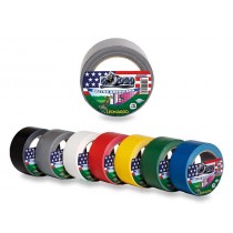Nastro americano nastro adesivo telato rinforzato universale mm 50x25 mt GIALLO - Misura mm 50 x 25 m. Nastro in tela rivestit