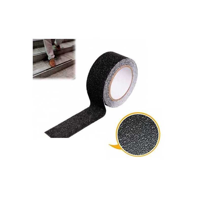 Buy Nastro antiscivolo antisdrucciolo adesivo Nero larghezza 25 mm 