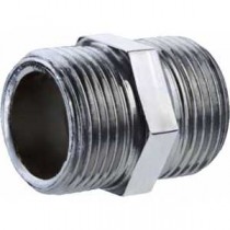 NIPPLO DOPPIO ACCIAIO ZINCATO Maschio / Maschio LOMBARDA RACCORDI - 
