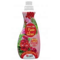 CONCIME NUTRIMENTO LIQUIDO NUTRILIFE PER GERANI 1000ml ZAPI - Nutrimento liquido completo e specifico, potenziato con microelem