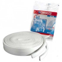 Guarnizione adesiva parafreddo paraspifferi in spugna per porte e finestre 30x8mm 4 metri BIANCO GEKO - Guarnizione in resina d