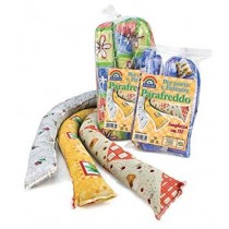 Paraspiffero sottoporta salame rivestito tela cotone Fantasia 100cm - 