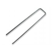 Picchetto ad U pacciamatura Medi zincati mm 13x3 cm ARRIGONI - Picchetti fissatelo e rete, ad U, in ferro zincato di lunghezza 