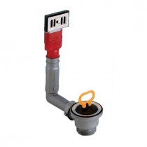 PILETTA UNIVERSALE CON TROPPO PIENO Ø 1"½ COD 1711.008 - Piletta universale con troppo pieno. Completa di guarnizioni e tappo.
