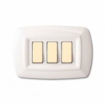 PLACCA MAGIC BIANCA 3 POSTI - 