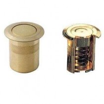 POZZETTO OTTONE CON TAPPO A MOLLA INOX Ø 12mm - 