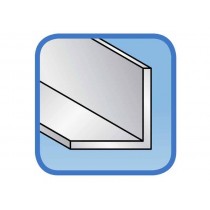 PROFILO ANGOLARE ALLUMINIO ARGENTO 20x20x1x2000mm - 