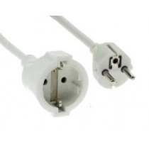 PROLUNGA LINEARE CAVO 3x1 SPINA/PRESA SCHUKO 3 Metri BIANCA FME92210 FANTON - 