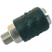 Raccordo rapido per aria compressa, attacco Maschio 1/4" 17A - 