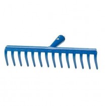 Rastrello da giardino Agef-580 a 14 denti curvi, lunghezza 34 cm AGEF - ✅ Rastrello da giardino in acciaio verniciato a forno c
