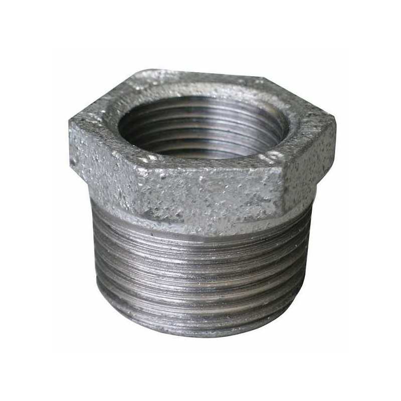 Riduzione ghisa zincata G241, attacco Maschio-Femmina 1"¼x3/4" per acqua, acqua uso sanitario, riscaldamento e gas LOMBARDA RACC Riduzione ghisa zincata G241, attacco Maschio-Femmina 1"¼x3/4" per acqua, acqua uso sanitario, riscaldamento e gas LOMBARDA RACC