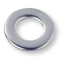 Rondella piatta in ferro zincato Ø 20x37mm per fissaggio viti e bulloni - Rondella piatta in ferro zincato normale. UNI 6593 -